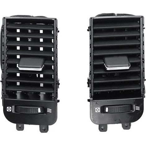 Due griglie di ventilazione per l'aria condizionata e due bocchette di aerazione per il cruscotto per Land Rover Prado LC120/GX470 (modelli 2003-2009).