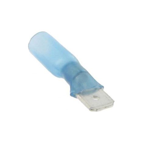 Cosses electriques male thermoretractable bleue sachet de 10 cosses