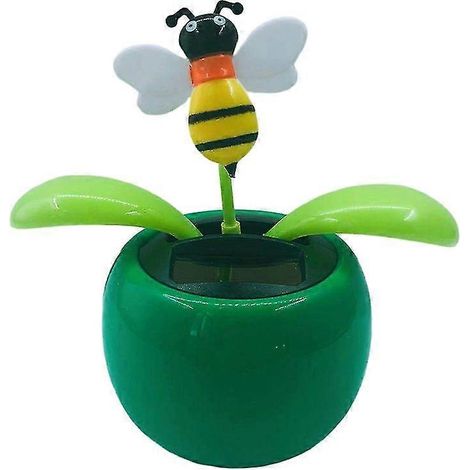 Lustige Auto-Dekoration, solarbetrieben, farbenfrohe Cartoon-Blume, tanzendes Schaukelspielzeug fürs Armaturenbrett – das perfekte Geschenk für Freunde-H (1/5)