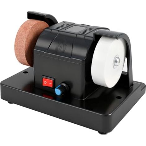 Mini ponceuse à bande électrique pour Makita 18V (sans batterie), ponceuse à bande électrique d'établi avec vitesse variable, disque de polissage pour le travail du bois, métal, l'aluminium (1/5)