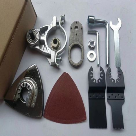 Tête de conversion universelle pour meuleuse d'angle, accessoire pour outil multifonction (clé universelle de type Bao C) (1/5)