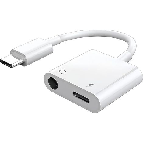 Adaptateur USB C vers Jack 3.5mm avec Charge Rapide 60W, Adaptateur Casque Hi-Res Compatible pour iPhone 16/17 Pro Max, iPad Pro, Galaxy S24/S23/S22/S21 Ultra, Compatible pour Huawei, Xiaomi (1/5)