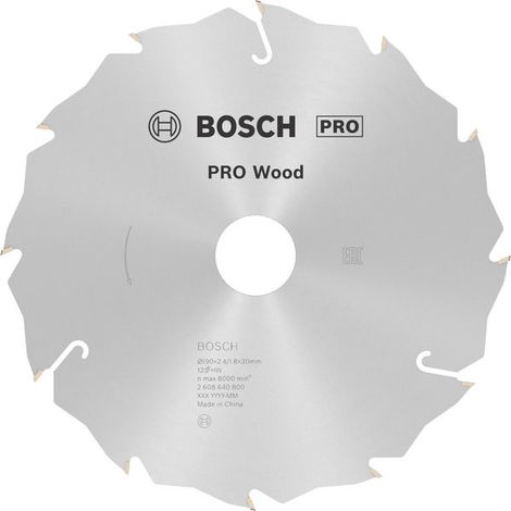 Bosch 190 x 30mm Speedline for Wood Circular Saw Blade 12T (2608640800)