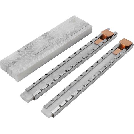 porte-styrénes avec 6 marqueurs plats blancs transparents et amovibles pour le soudage. Stylos en stéatite de qualité supérieure pour acier. (1/4)