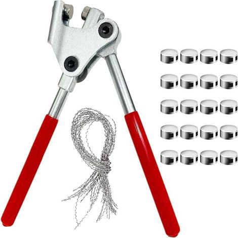 Alicates para sellar plomo, acero de alta dureza, herramienta de sellado antirrobo, accesorios completos para sellar contadores de electricidad, agua y gas. (1/5)