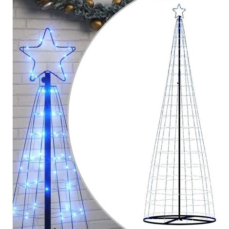 Sapin de Noël bleu LED de 300 cm avec 550 lumières LED (1/5)