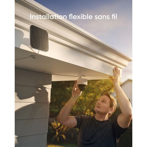 Caméra de surveillance solaire 3K – Vision nocturne couleur – Installation rapide – Étanchéité IPx3 – Surveillance 360° – Wi-Fi 2,4 GHz – Eufy — vue 2