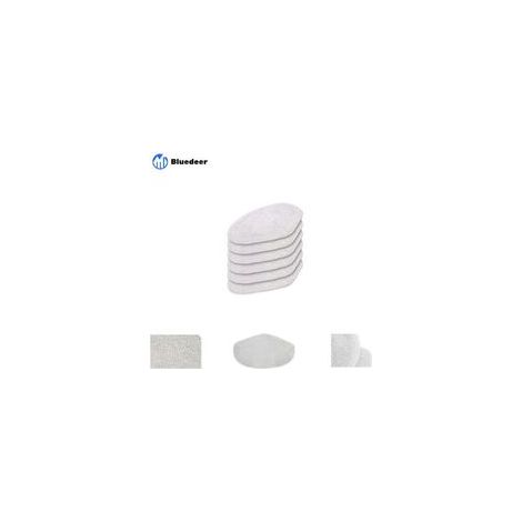 Serpillères Reemplazo para Polti Vaporetto Brosse Vaporforce, Producto auténtico para Smart 35Mop, Smart 40Mop, etc (6 piezas)