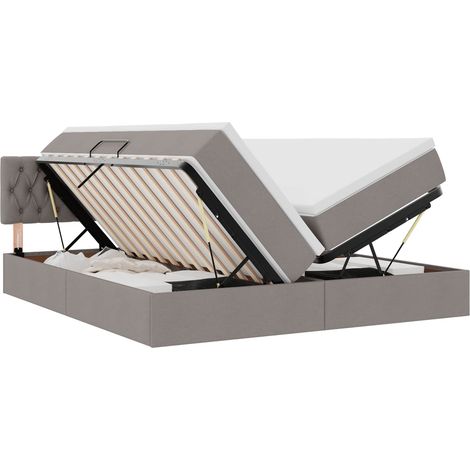 Maison Exclusive - Letto con Contenitore Talpa 200 x 200 cm Pelle Sintetica