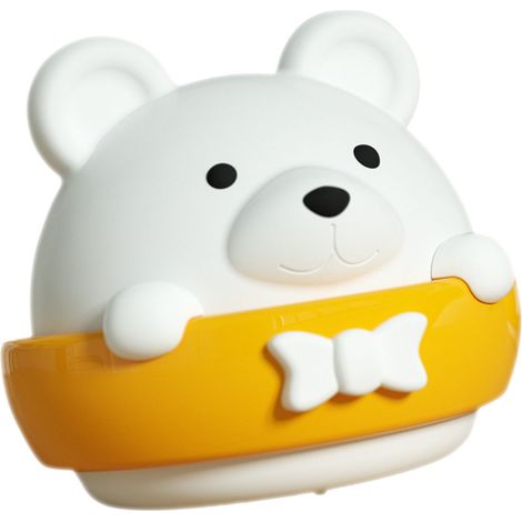 Lampe murale LED avec protection des yeux, en forme d'ours mignon, veilleuse murale avec télécommande, prise CN 220 V (1/5)