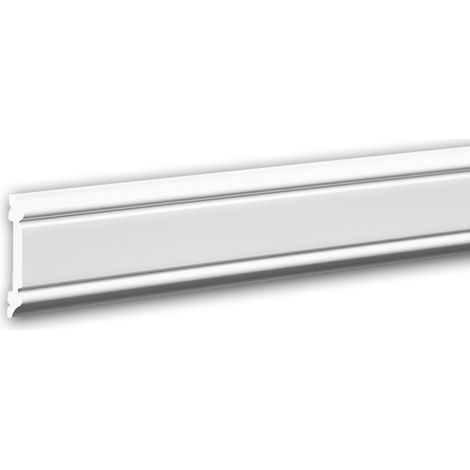 Panel Moulding 651384 Profhome Dado Rail Decorative Moulding Frieze Moulding Neo-Classicism style white 2 m (1/4)