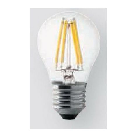 lampadina 4w wire led sfera piccola trasparente old style attacco grande e27 luce calda 3000k
