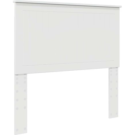 Maison Exclusive - Testiera con testiera Bianco Lucido 100 cm Legno multistrato