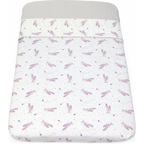 Chicco 09010907110990 protector de colchón de bebé 2 pieza(s) Rosa Algodón Reutilizable