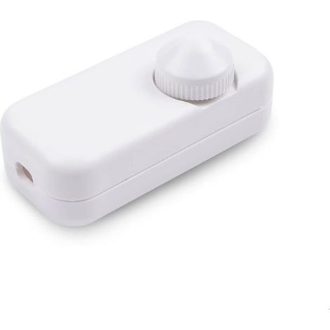 Einstellbarer Dimmer 1W–150W LED Dimmbare Glühlampen Ein/Aus AC220–240V Inline/Zwischenschaltung Separat 1W Silent (Drahtschleife mit Drehregler)