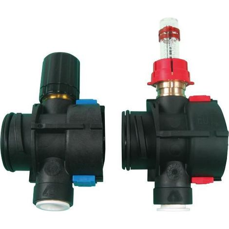 Module Thermacome rapide A/R MS DN16 avec débitmètre pour collecteur en matériau de synthèse THERMACOME 524865