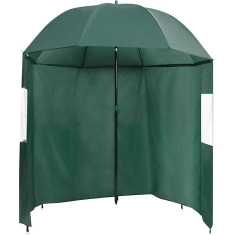 Parapluie de pêche Vert 220x185 cm (1/5)