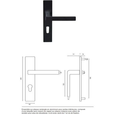 Poignée De Bloc Porte D'interieur 010722no Gd Menuiseries