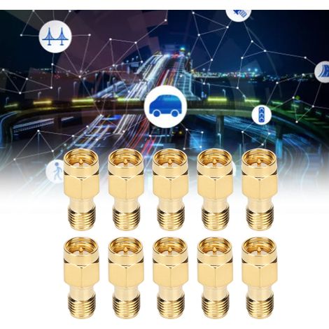 Connecteur SMA inversé, adaptateur RF SMA mâle vers femelle, vendu par paquets de 10. (1/5)