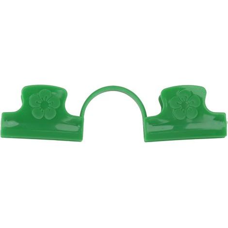 Pinces de Serre, Clips de Film Plante Jardin Clips Tuyau, Plastique PE à Double Tête pour Tube Film Serre Pare-Soleil Couverture Végétale, 50 Pièces (8mm) (1/5)
