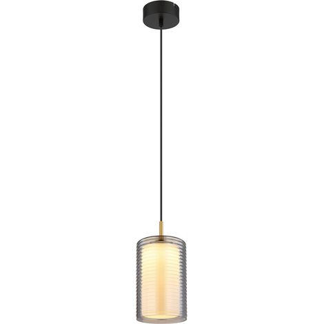 Globo - lámpara colgante - LAMPIGNA - negro - vidrio - Ø 18cm - (1/5)