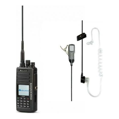 Midland ricetrasmettitore Radioamatoriale Dual Band 10W - CT990-EBR + Auricolare microfono MA31-LK
