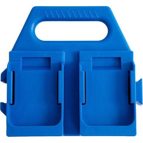 Support de batterie pour outils 14 V et 18 V - Cadre de transport portable avec design antidérapant - Solution d'organisation efficace - Résistant aux chocs (1/5)