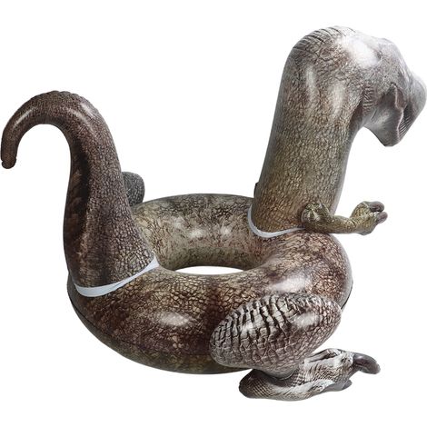 Umweltfreundlicher und wasserdichter Tyrannosaurus-Schwimmring aus PVC, für Jungen, Mädchen und Erwachsene (1/5)
