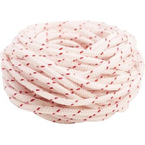 10 mètres corde lanceur tondeuse 4mm, corde lanceur motoculteur tronconneuse (4mm 10m) (1/5)