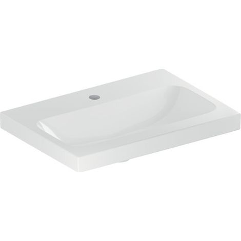 Geberit iCon Light lavabo, 60 cm x 42 cm, avec trou pour