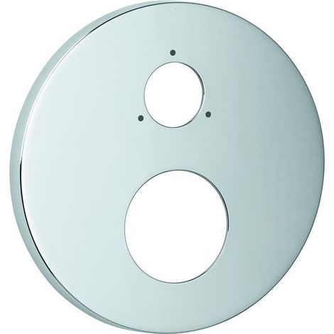 Grohe 49105 rosetón redondo para EHM - Juego de molduras cromadas