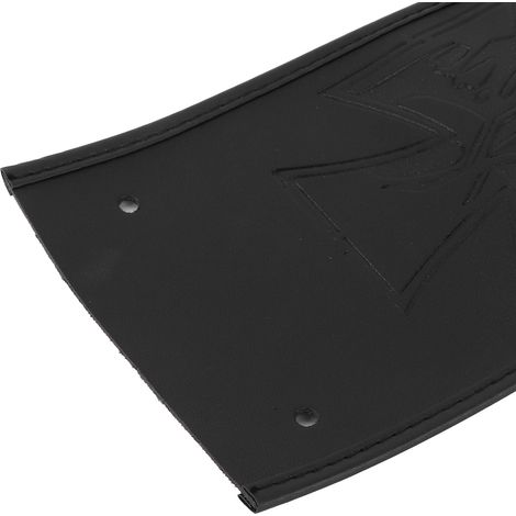 Leder-Kotflügelverkleidung mit Kreuzmuster für Harley Sportster XL 883 1200 48 Schwarz (1/5)