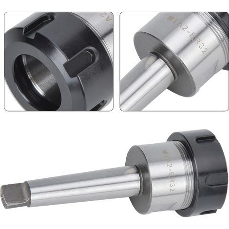 Mandrin à cône Morse MTA2-ER32 en acier rapide pour tour CNC, accessoires de fixation (1/5)