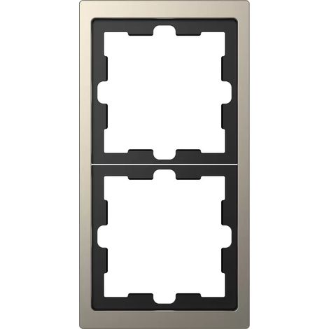 Merten Rahmen 2f.nickelmet D-Life Metall MEG4020-6550 (1/2)