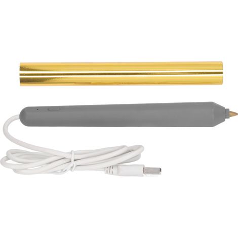 Stylo à dorure à chaud USB, outil de loisirs créatifs ABS pour le dessin et l'écriture, couleur or (1/5)