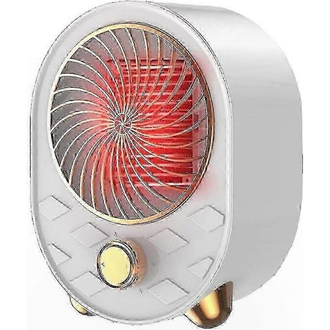 Chauffage électrique compact 110V-220V, ventilateur chauffant portable, compatible avec une utilisation à domicile ou au bureau. (1/3)