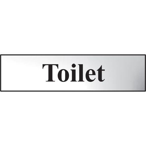 Toilet - Polished Chrome Effect 200 x 50mm SCA6051C