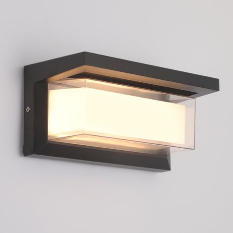 Mille Lucciole 24W LED-Außenwandleuchte, verstellbare Innen-/Außenwandleuchte, 3 Farbtemperaturen, 2100 lm, IP65 wasserdicht, modernes Aluminiumdesign, dimmbar (1/4)