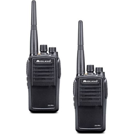 Midland 2 pezzi ricetrasmettitore IP67 waterproof caccia softair PMR446 - G15 PRO - C1127