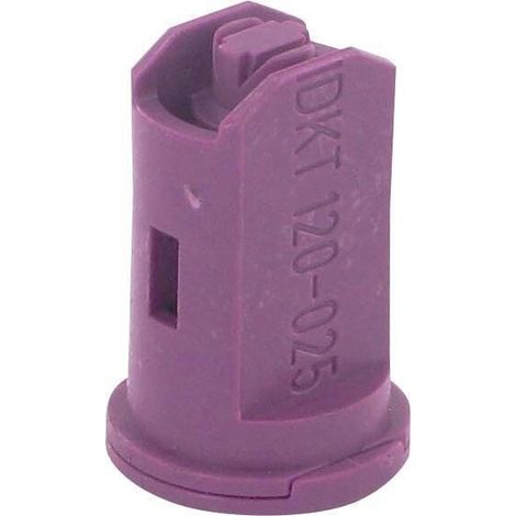 Tobera anti-deriva venturi doble chorro plano IDKT 120掳 025 violeta pl谩stico Lechler LECHLER IDKT120025POM