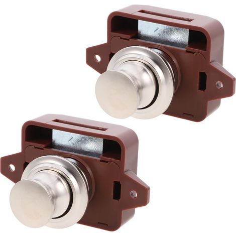 Uonlytech Lot de 2 verrous à bouton (1/5)