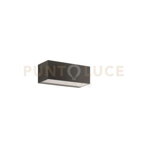 APPLIQUE FALCO NERO LED 4000K 780LM 12W L.23CM BIEMISSIONE IP65