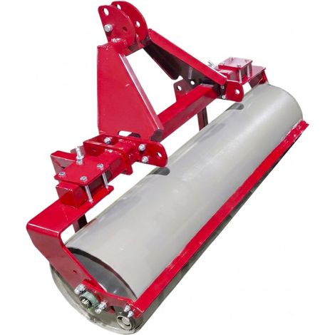 Rouleau agricole lestable 120 cm pour tracteur - Attelage 3 points - Remplissage eau 100 L Torros TADR120 (1/2)