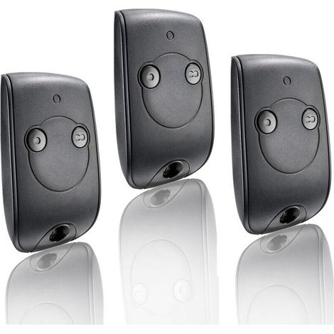 3 pour 1841026 - Telecommande NS 2 Canaux 433.42MHZ pour contrôler 2 Moteurs pour portails et Portes de Garage Télécommande de porte de Garage 433.92MHZ, télécommande de porte roulante sans fil (1/5)