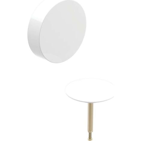 Geberit - Juego para completar el juego de desagüe de bañera, control giratorio, d52, blanco alpino 150.281.11.1
