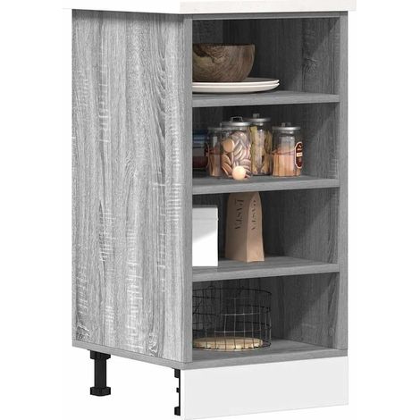 Unterschrank Riga Grau Sonoma 40x44,5x81,5 cm Holzwerkstoff
