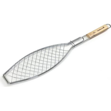 Griglia Acciaio Inox per Cottura del Pesce per Barbecue (1/4)