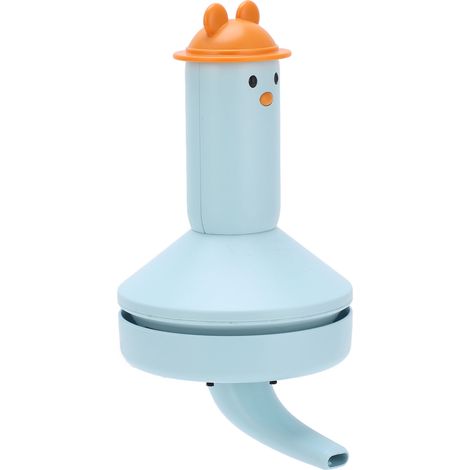 Mini aspirateur de bureau rechargeable par USB, aspirateur de bureau portable et maniable, bleu. (1/5)