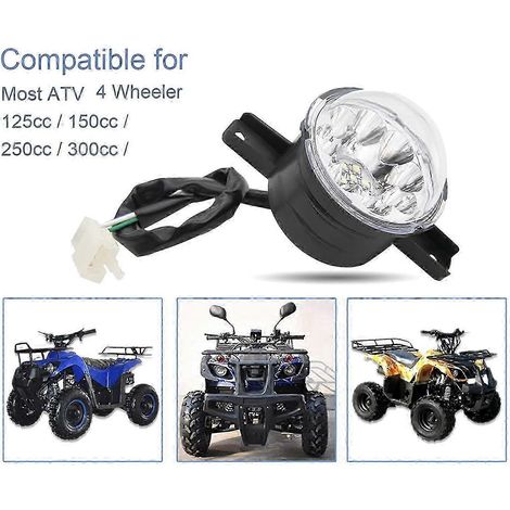 Stück 12V LED ATV Frontscheinwerfer 125cc 150cc 250cc 300cc Scheinwerfer für chinesische Taotao JCL Baja Yamo Edition 0710