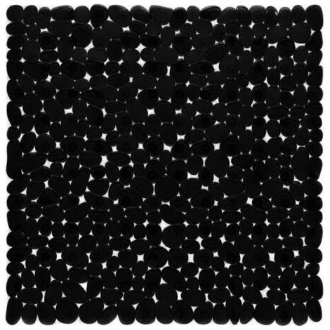 Pair 54x54cm Tapis de salle de bain antidérapant en galets carrés, tapis de salle de bain en pierre, tapis de salle de bain, salle de douche, tapis de bain (1/5)